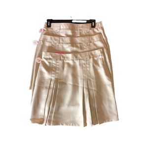 Girls School Uniform pleated skirt • size 16 1/2 - lot of 3